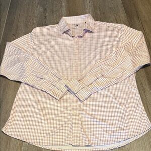 Men’s Horn Legend performance luxury button-down Tattersall checkered Shirt